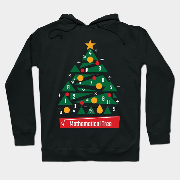 Mathematical Christmas Tree Hoodie by Emma